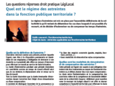 Le régime des astreintes dans la Fonction publique territoriale