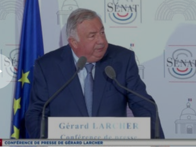 Conférence de rentrée du président du Sénat